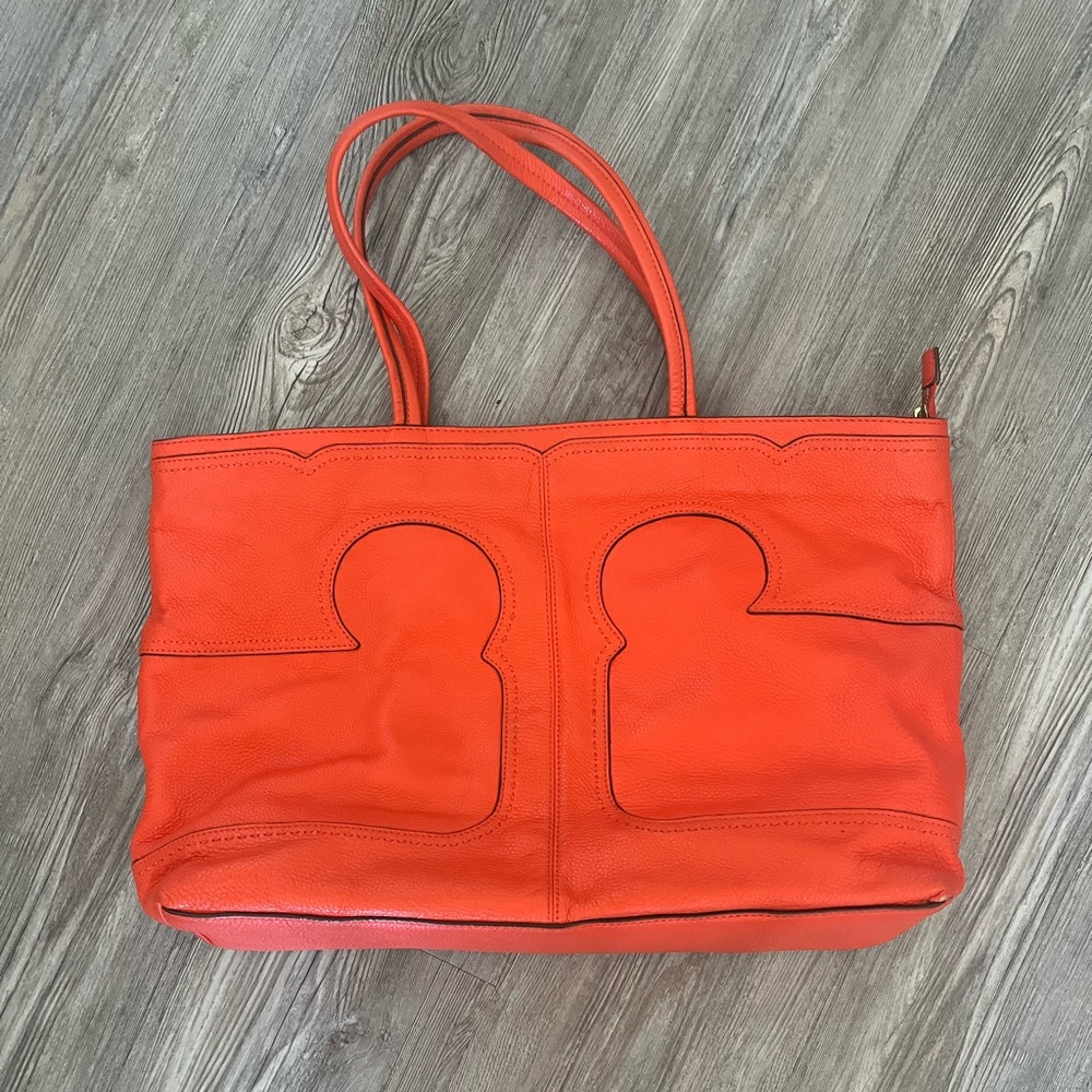 Tory Burch Orange Tote Bag